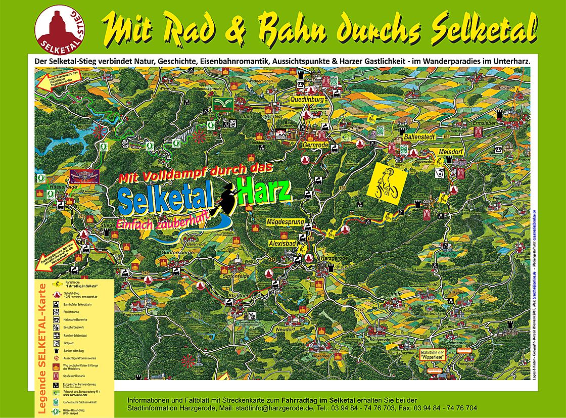 Mit Rad und Bahn durchs Selketal